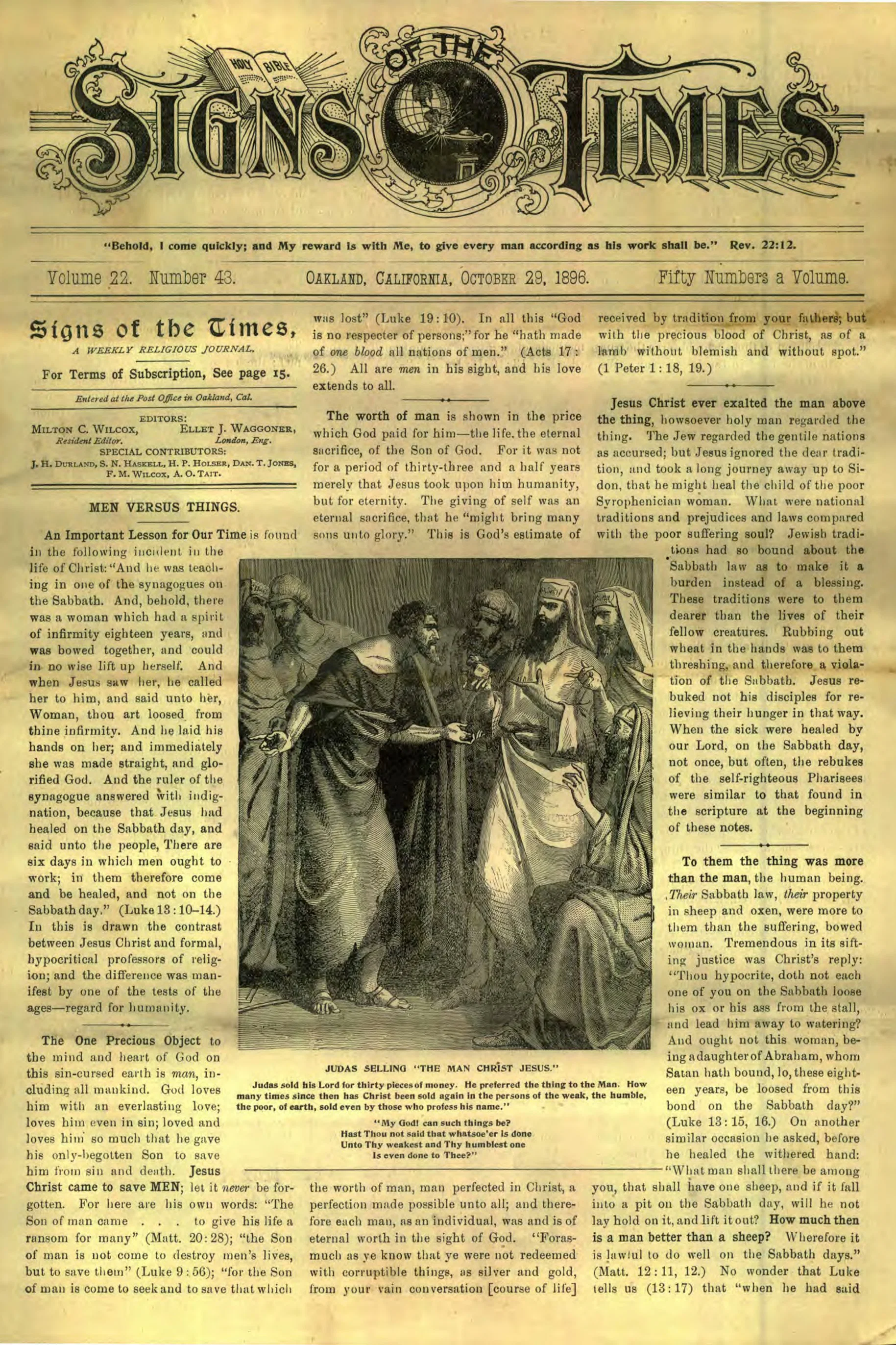 Vol. 22, No. 43.