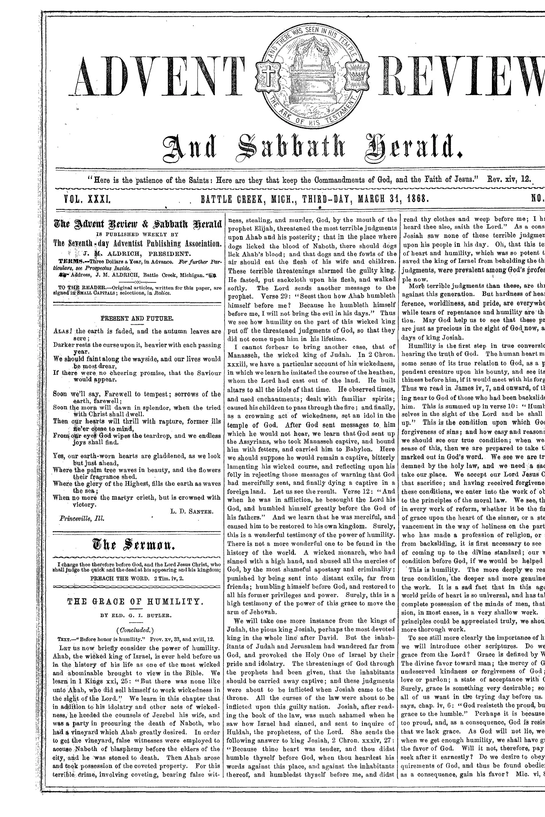 Vol. 31, No. 16.