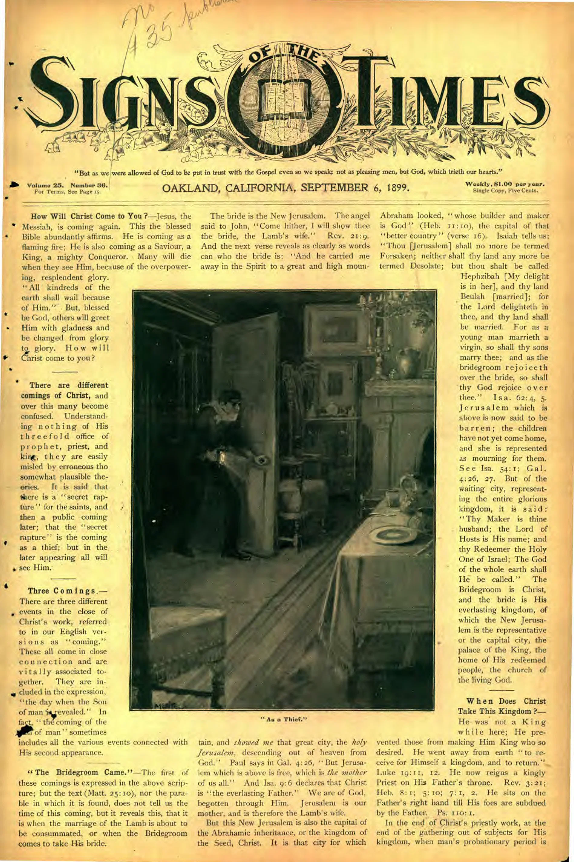 Vol. 25, No. 36.