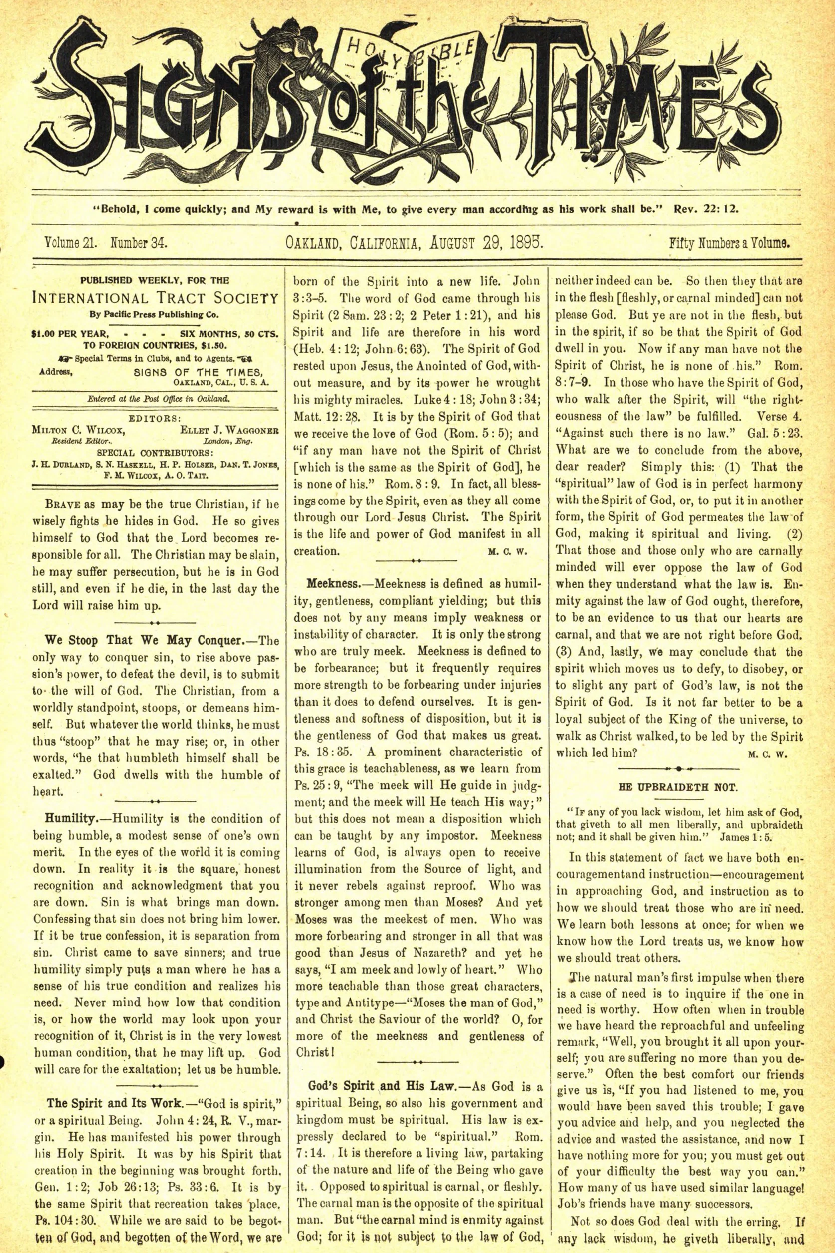 Vol. 21, No. 34.