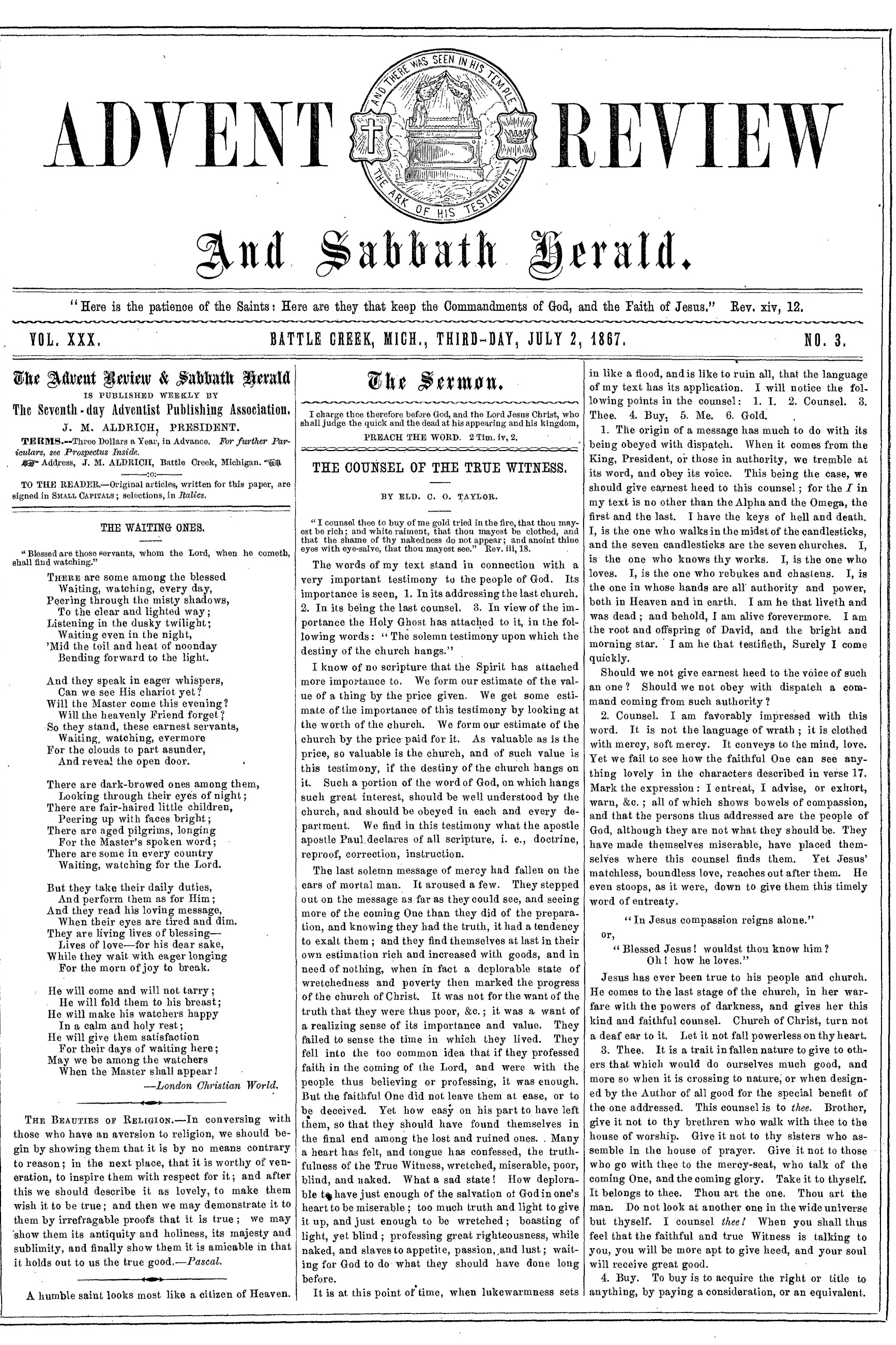 Vol. 30, No. 3.