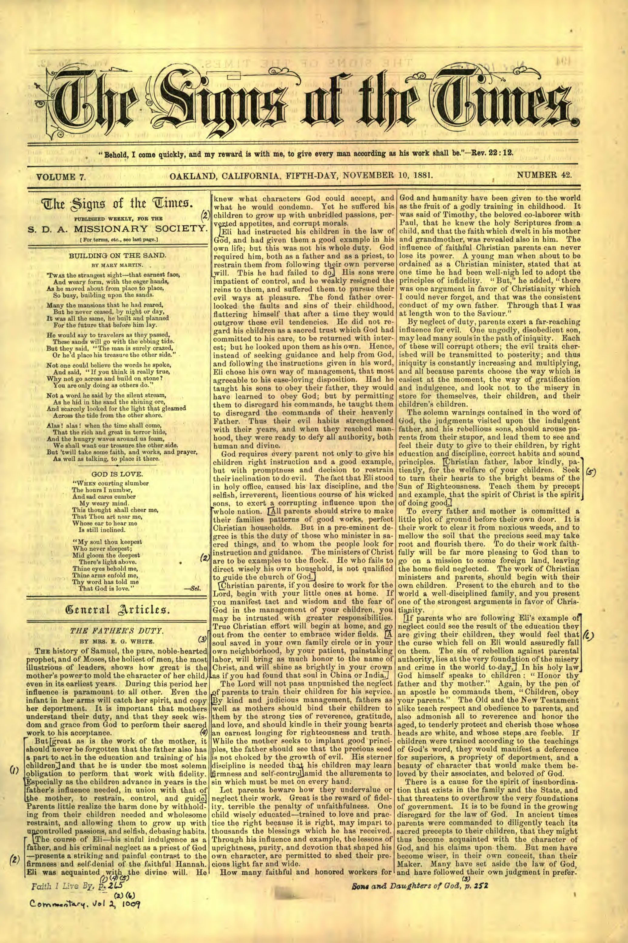 Vol. 7, No. 42.