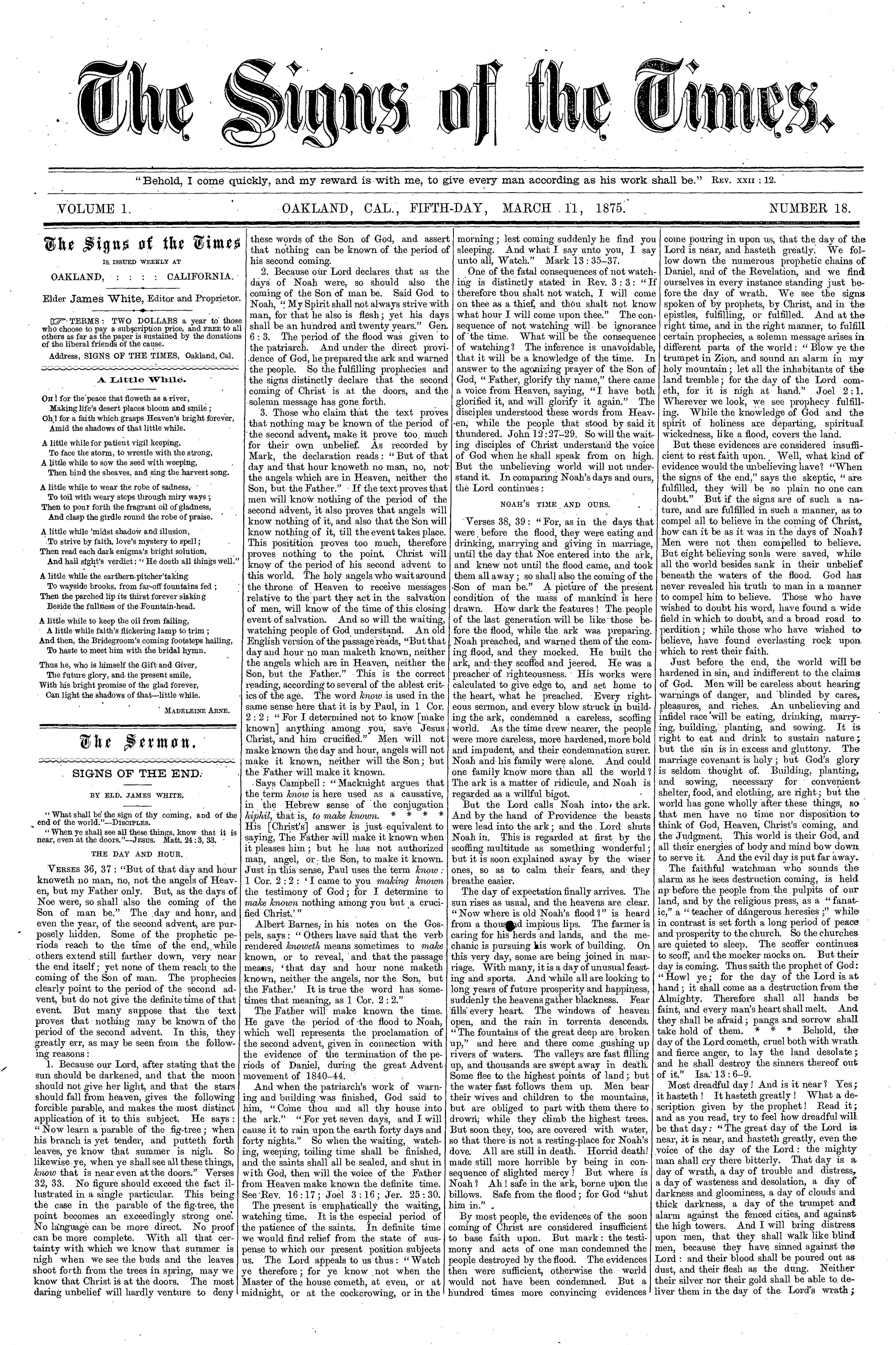 Vol. 1, No. 18.