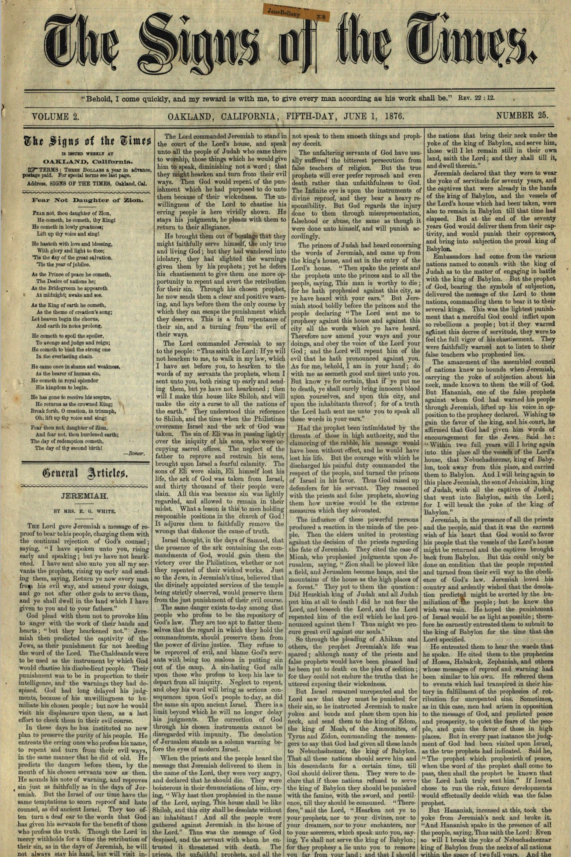 Vol. 2, No. 25.