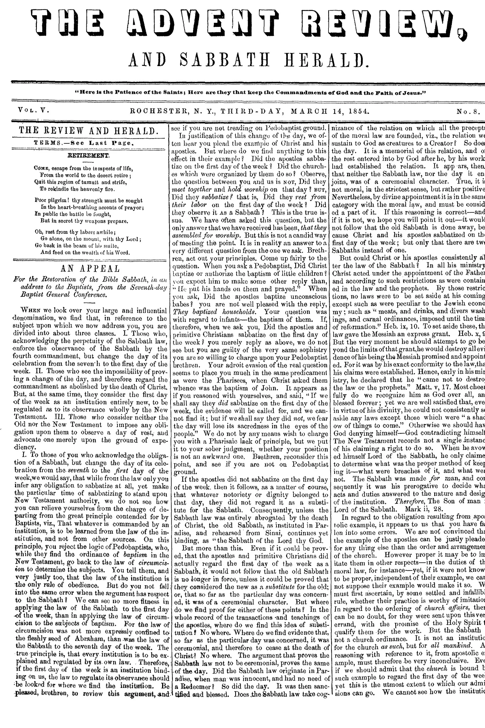 Vol. 5, No. 8.