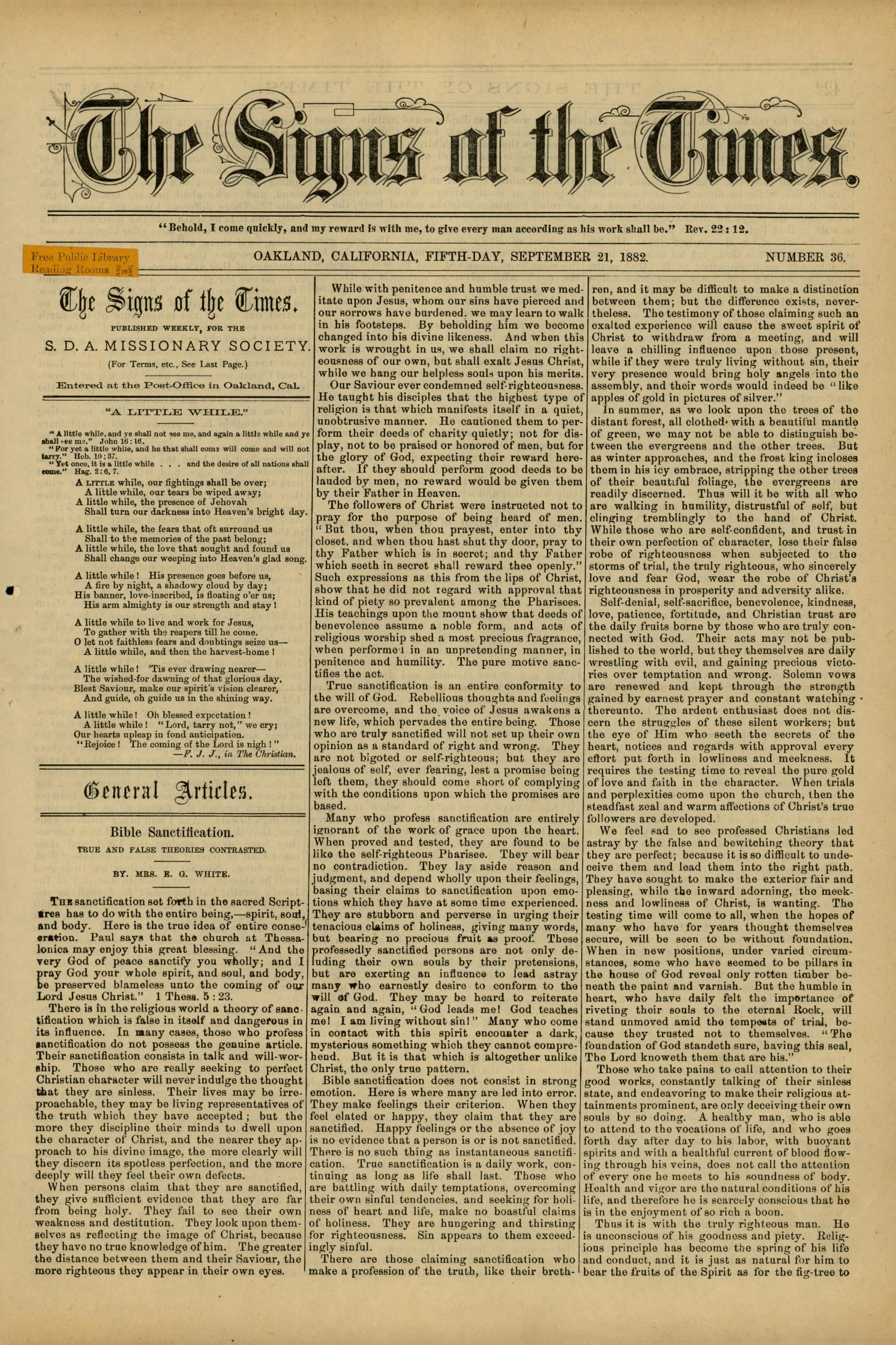 Vol. 8, No. 36.