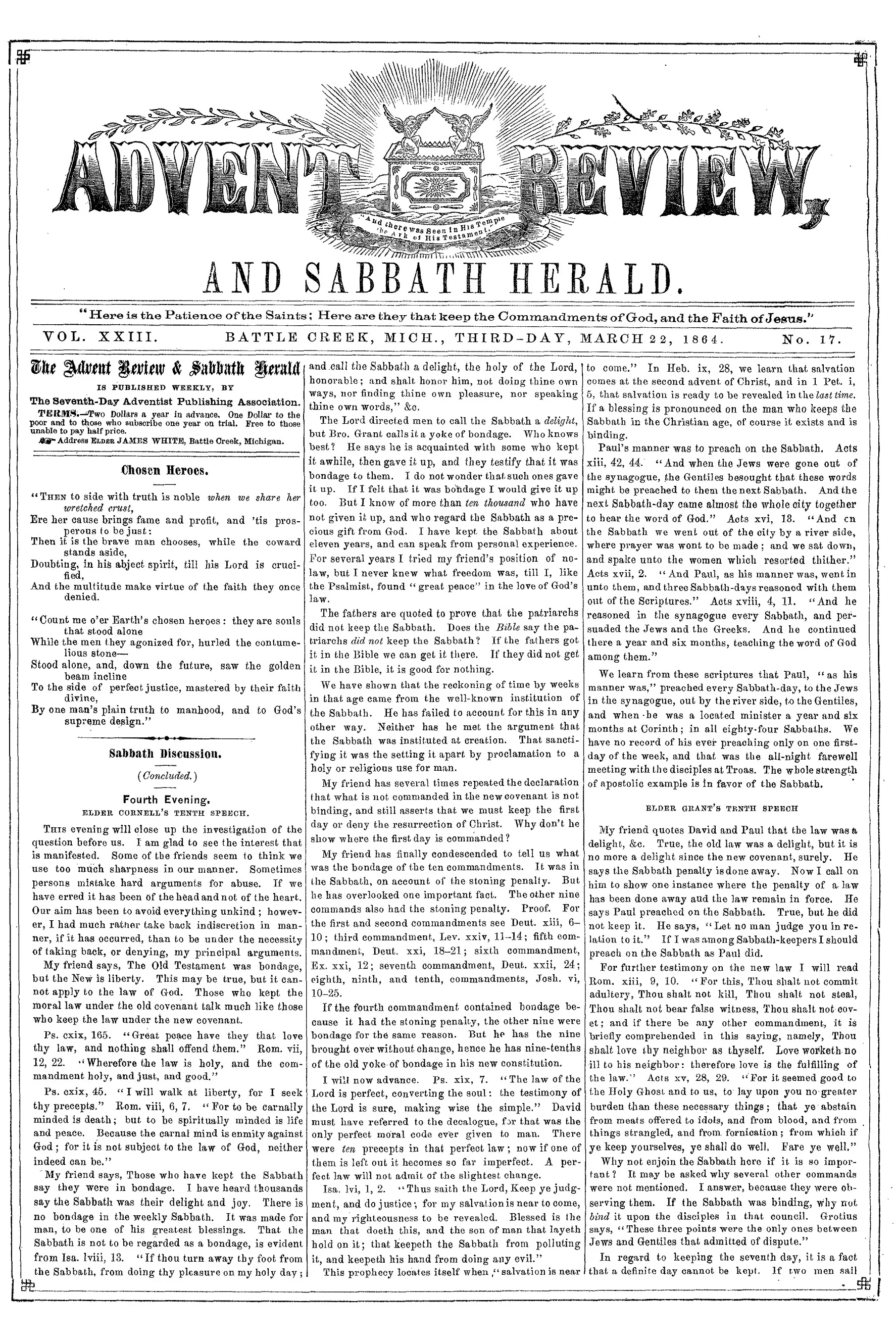 Vol. 23, No. 17.