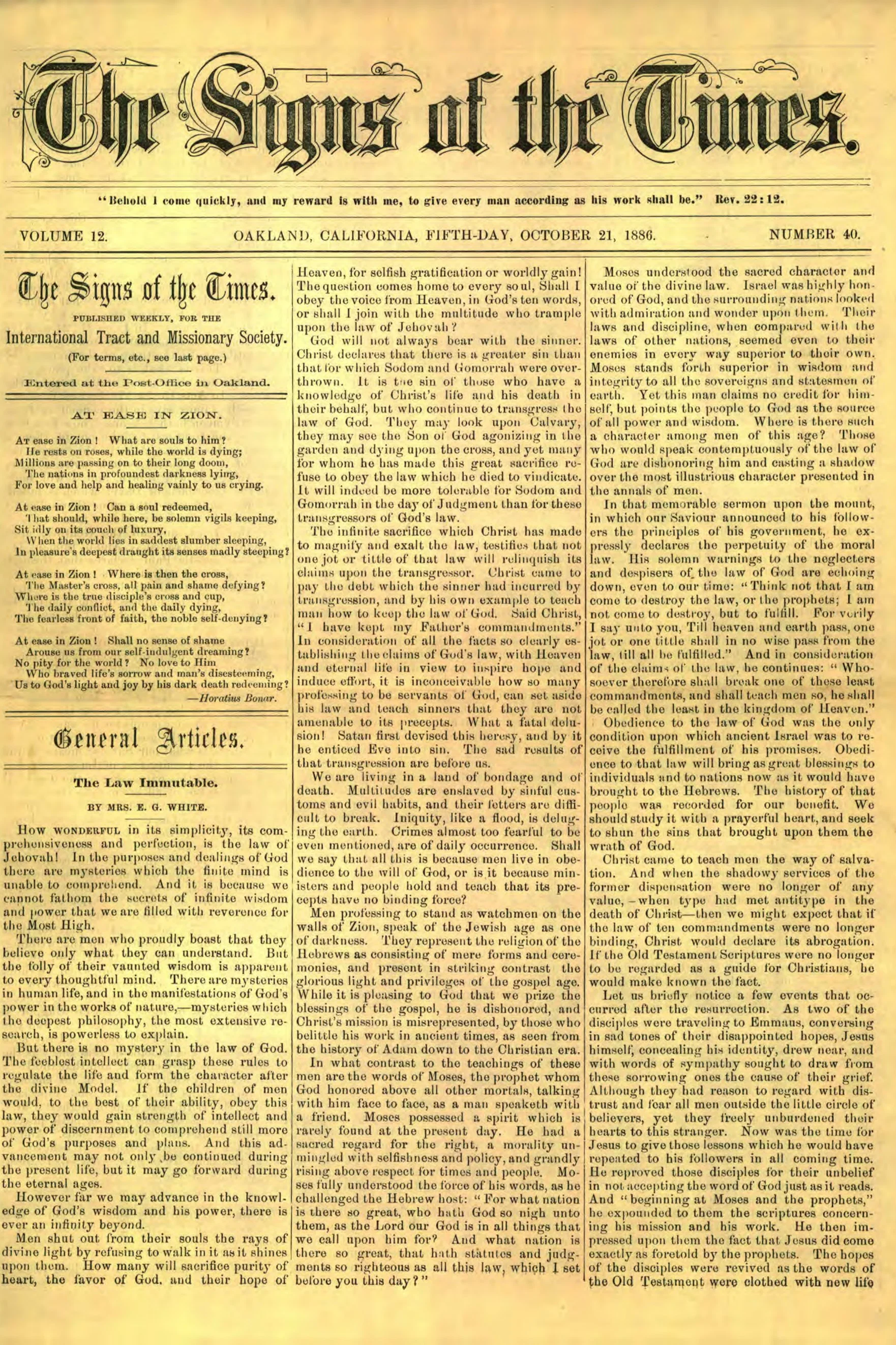 Vol. 12, No. 40.