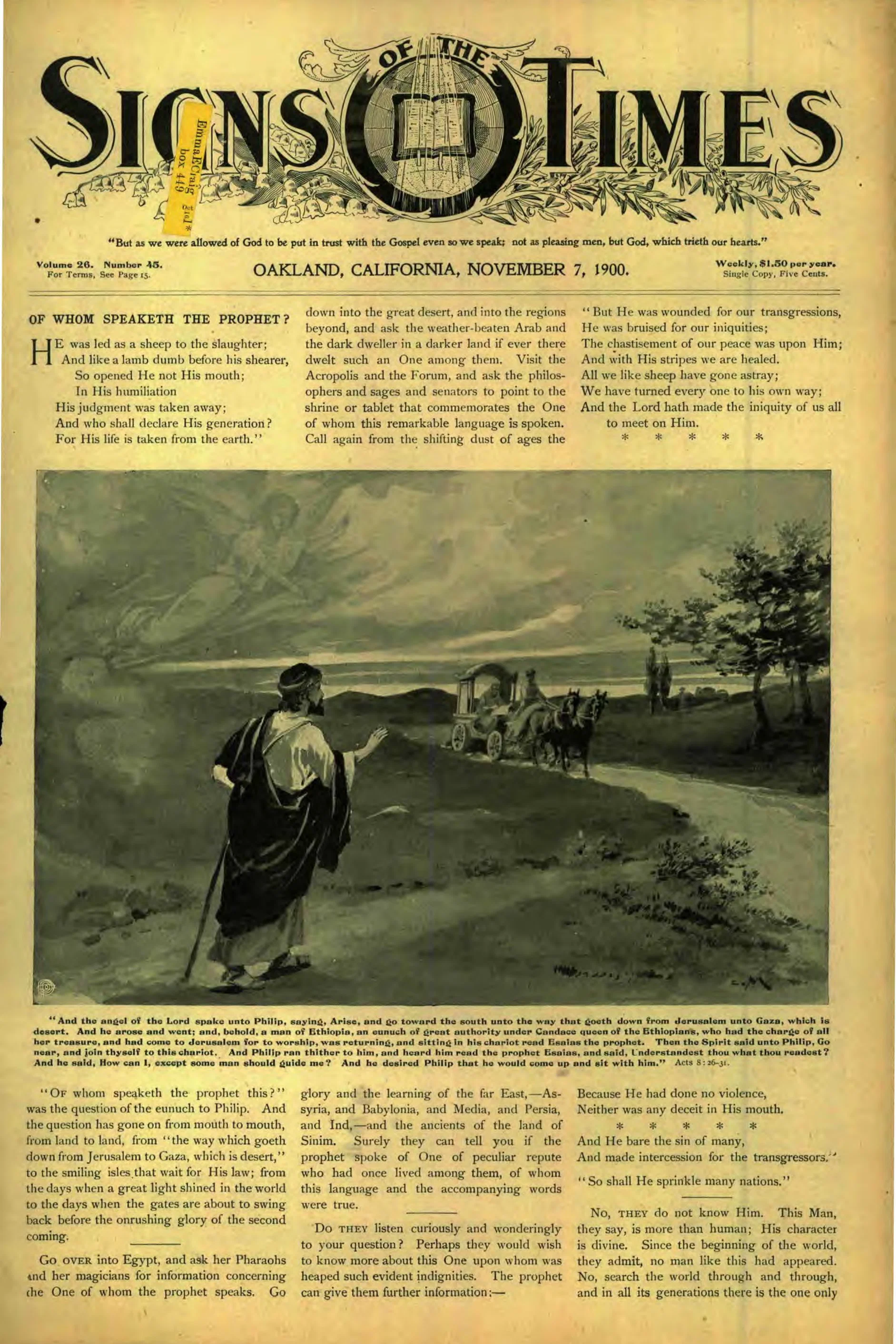 Vol. 26, No. 45.