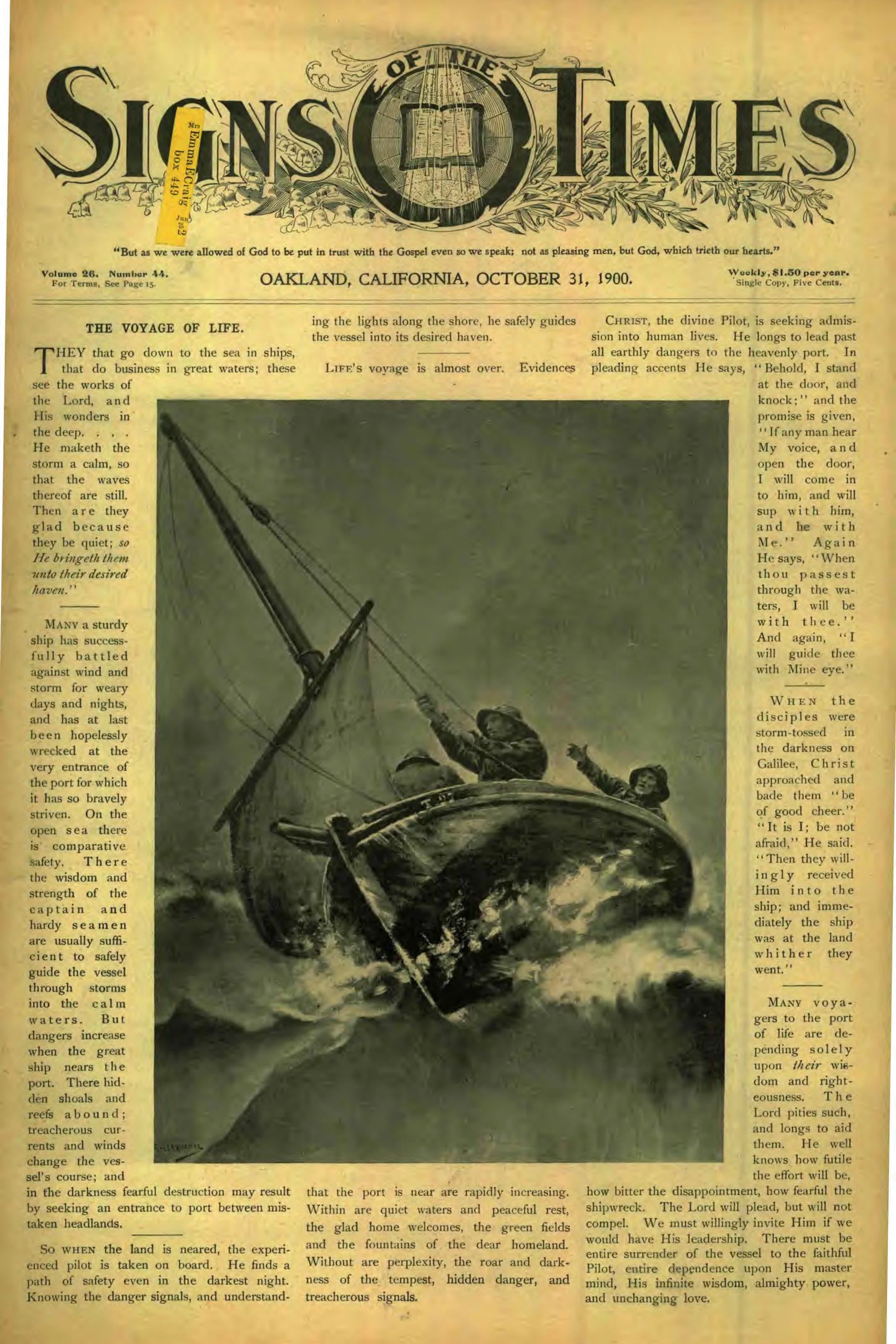 Vol. 26, No. 44.