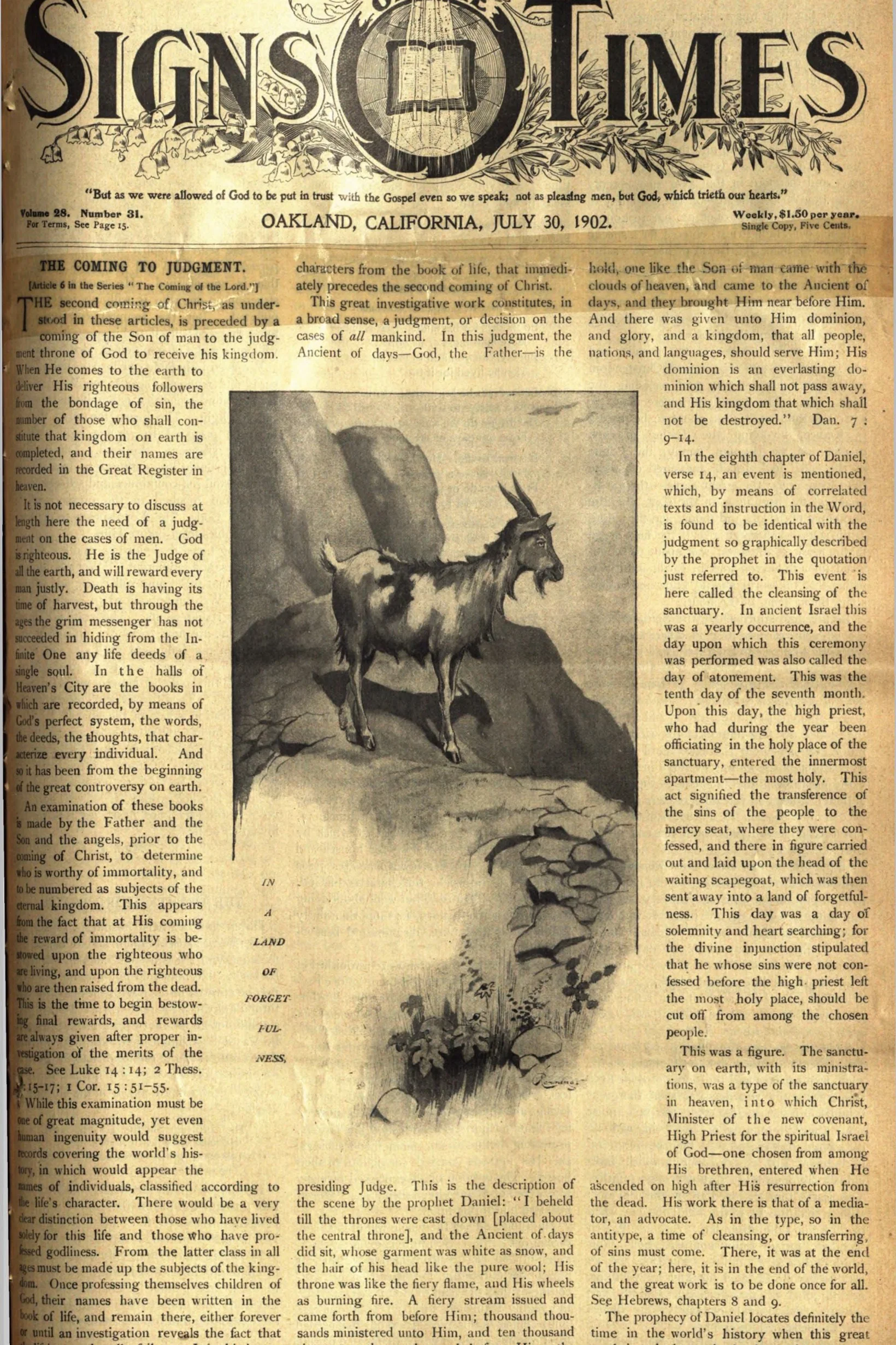 Vol. 28, No. 31.