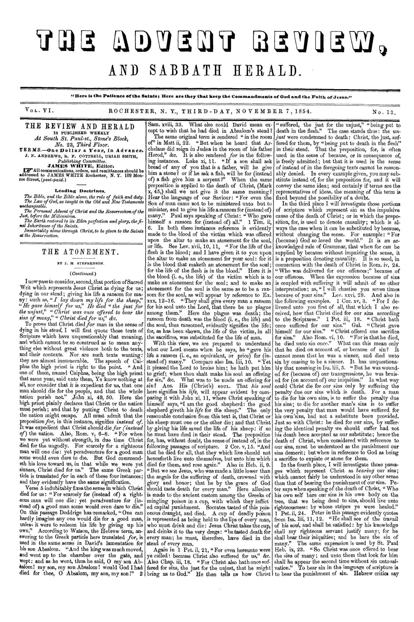 Vol. 6, No. 13.