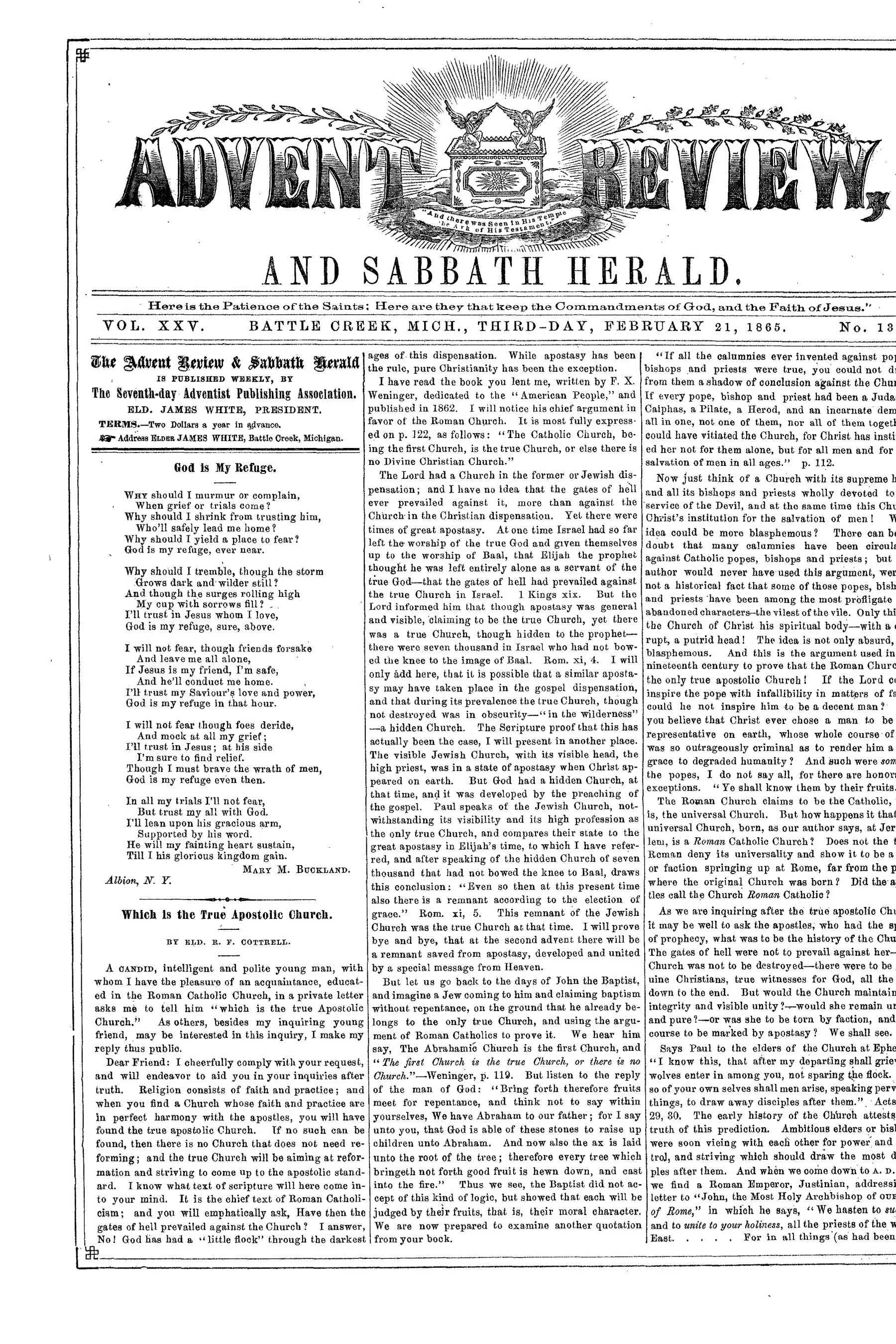 Vol. 25, No. 13.