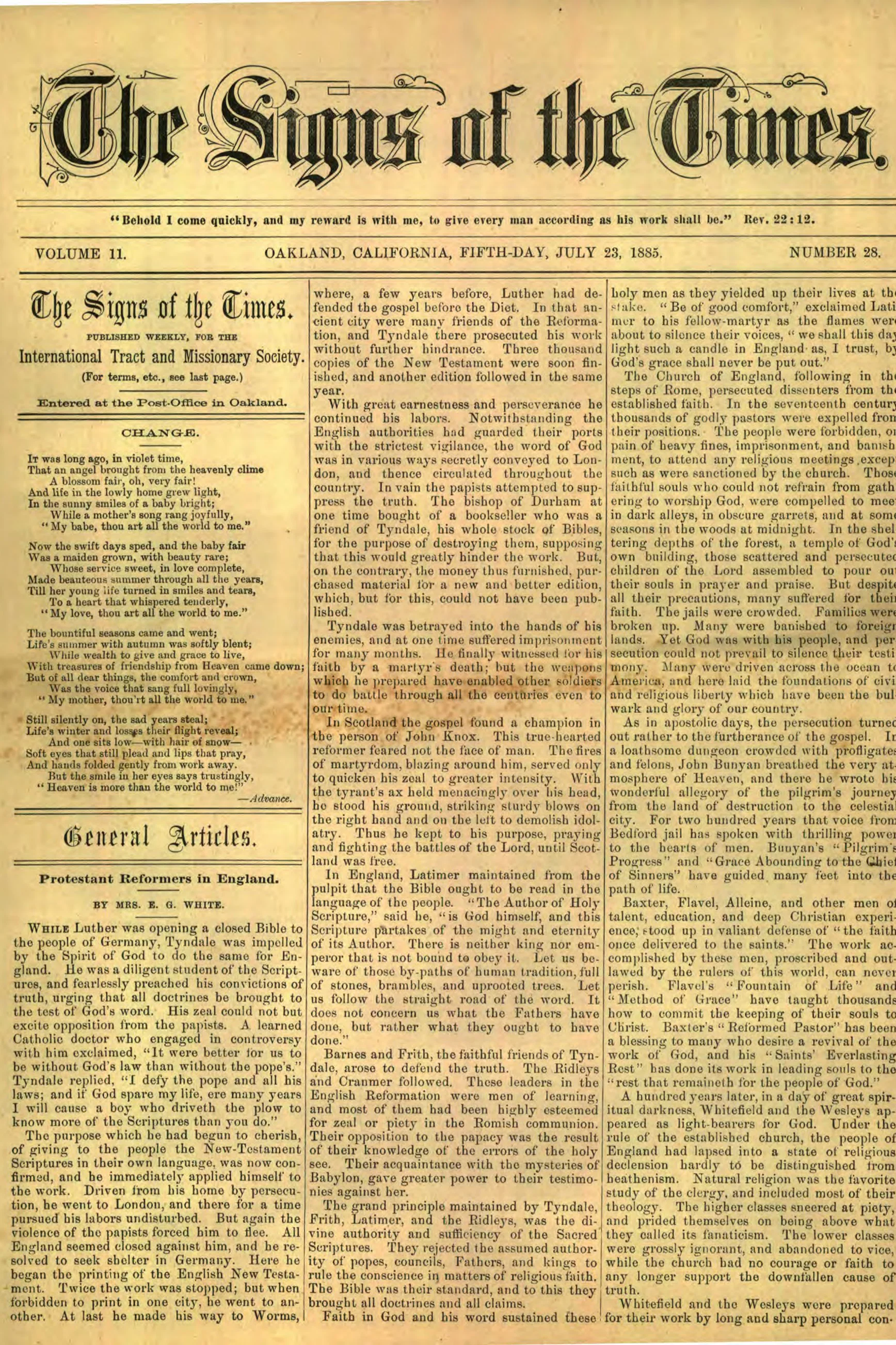 Vol. 11, No. 28.