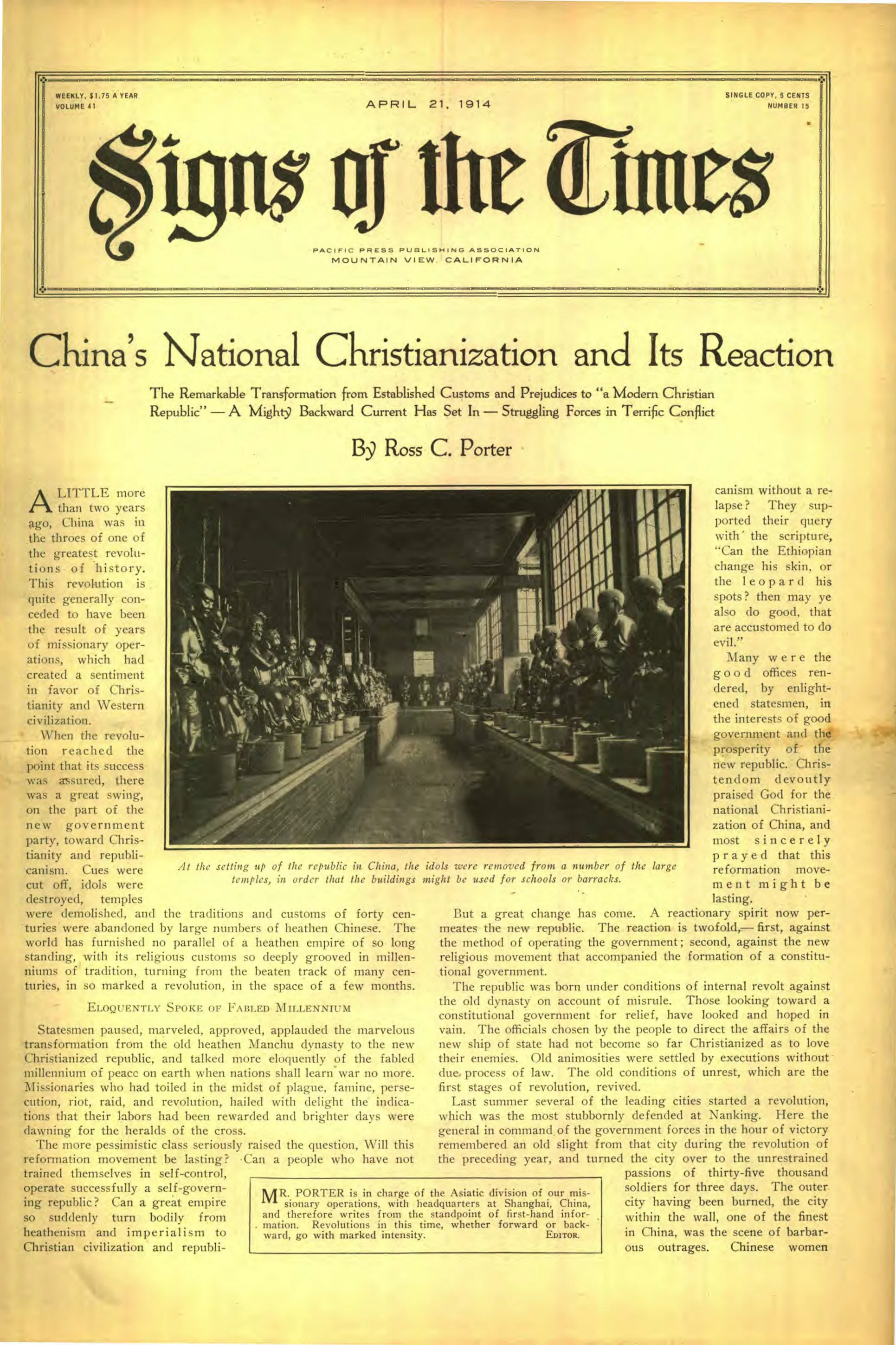 Vol. 41, No. 15.