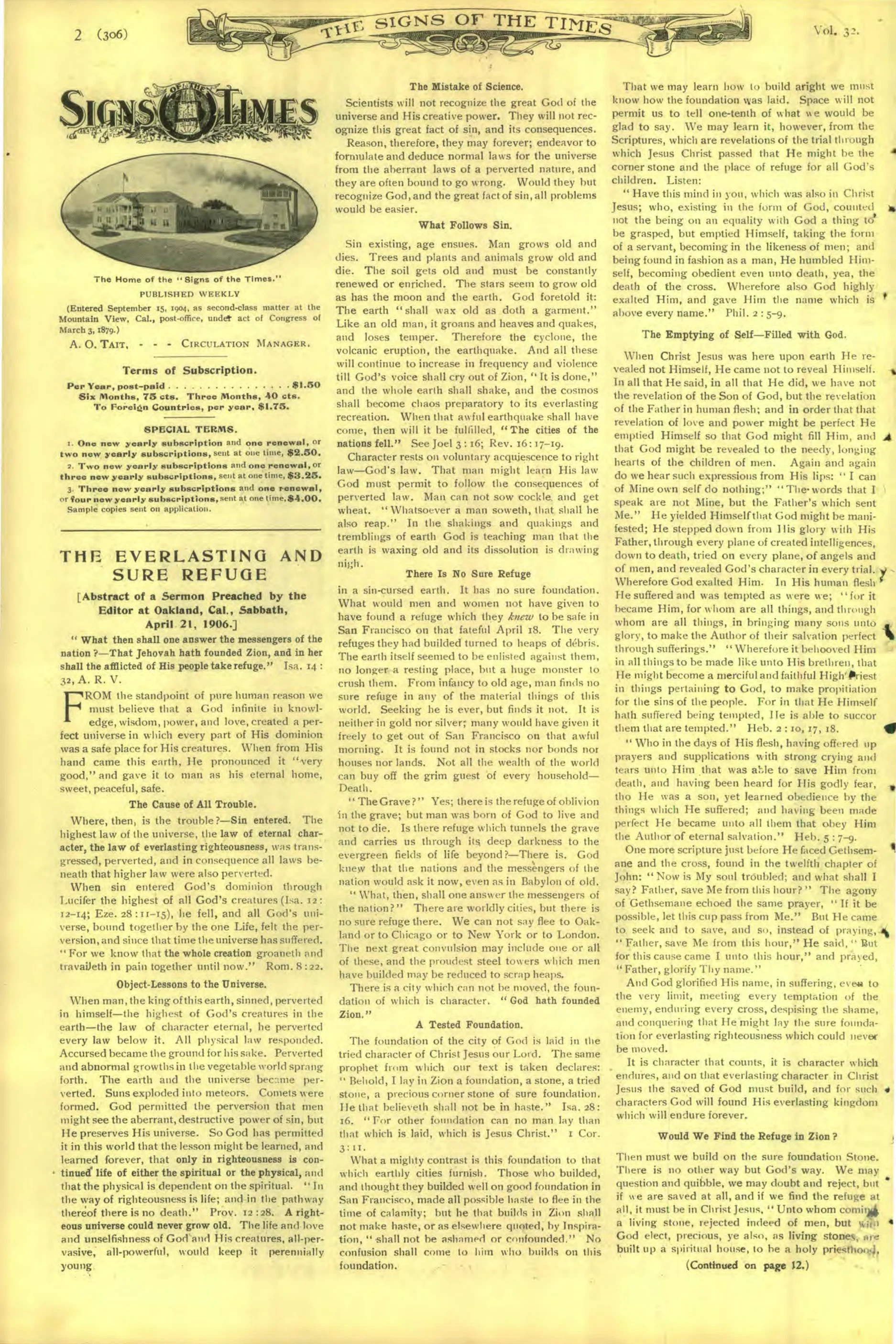 Vol. 32, No. 20.
