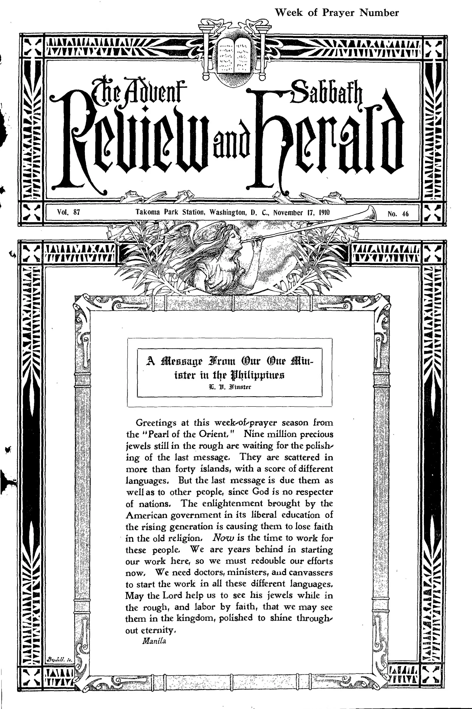 Vol. 87, No. 46.