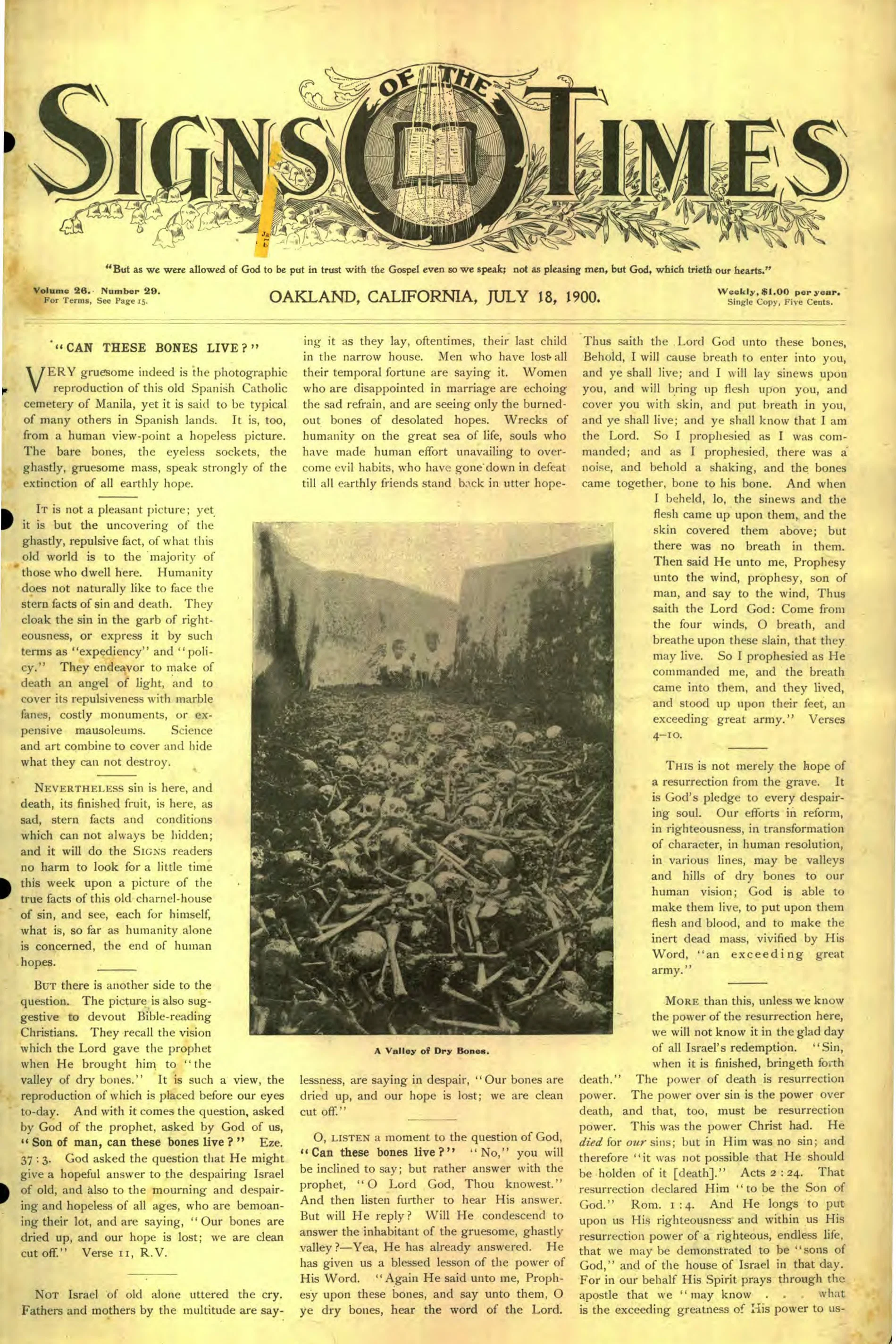 Vol. 26, No. 29.