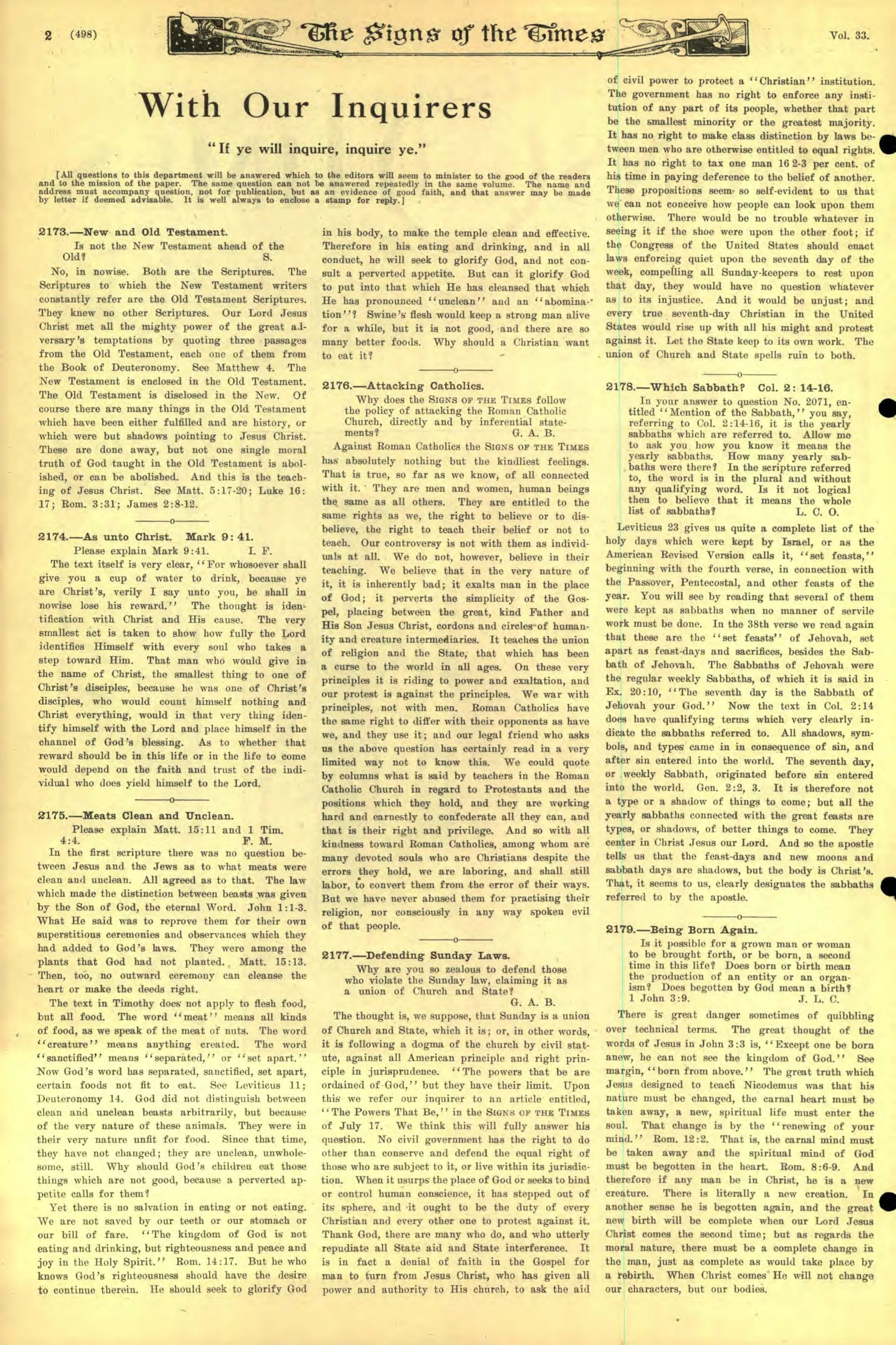 Vol. 33, No. 32.