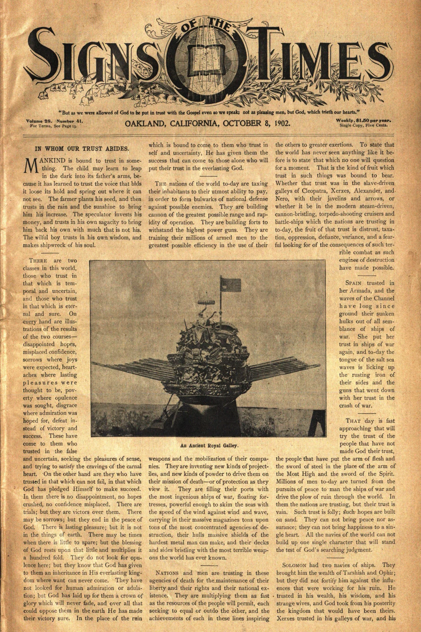 Vol. 28, No. 41.