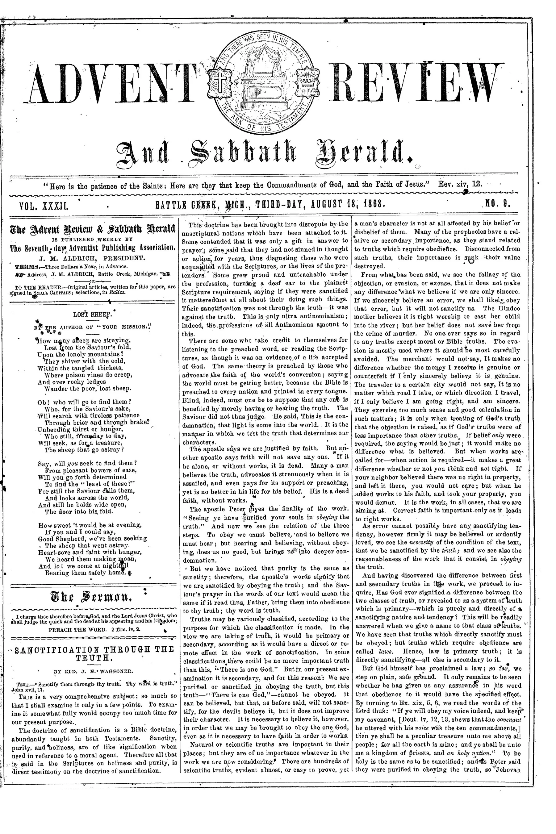 Vol. 32, No. 9.