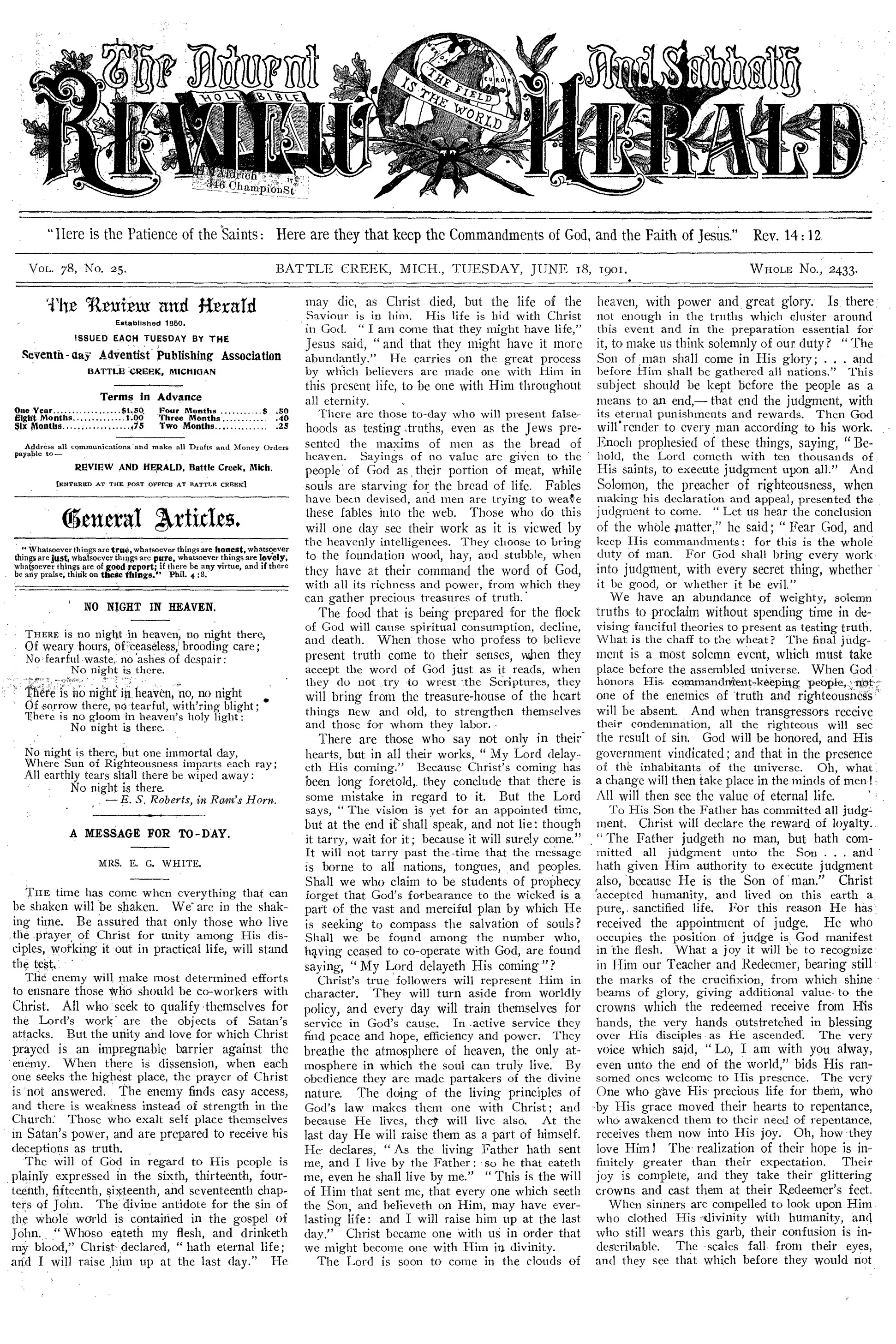 Vol. 78, No. 25.