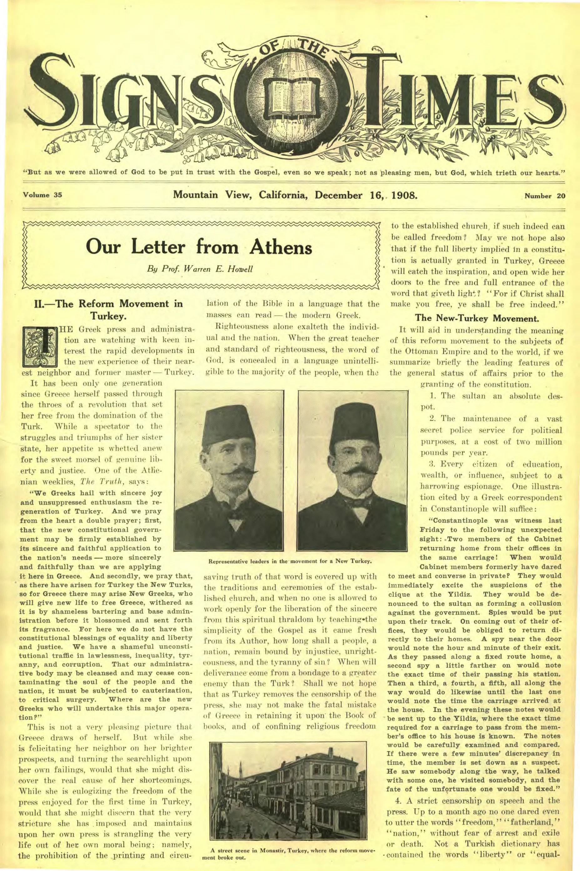 Vol. 35, No. 20.