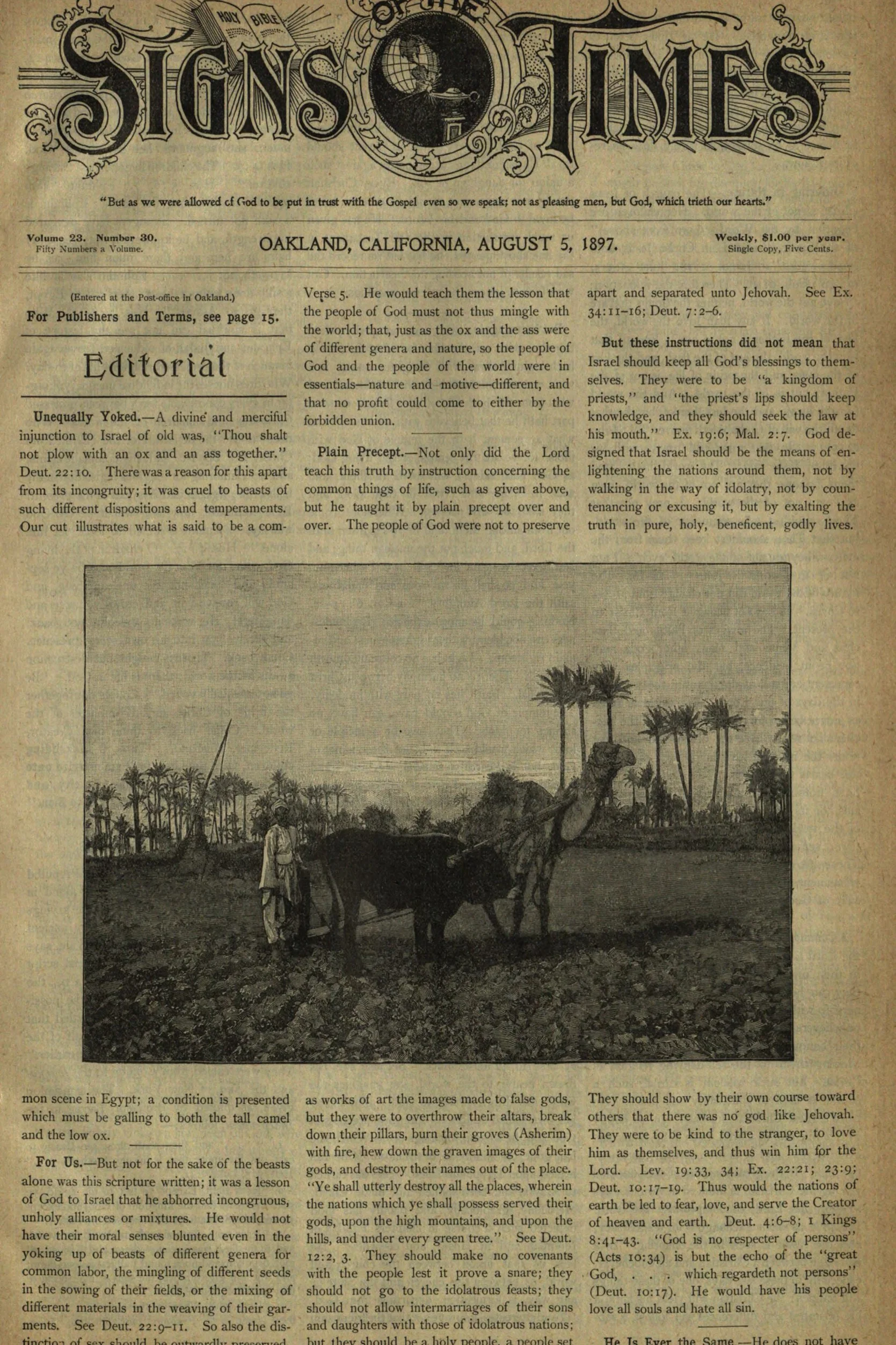 Vol. 23, No. 30.