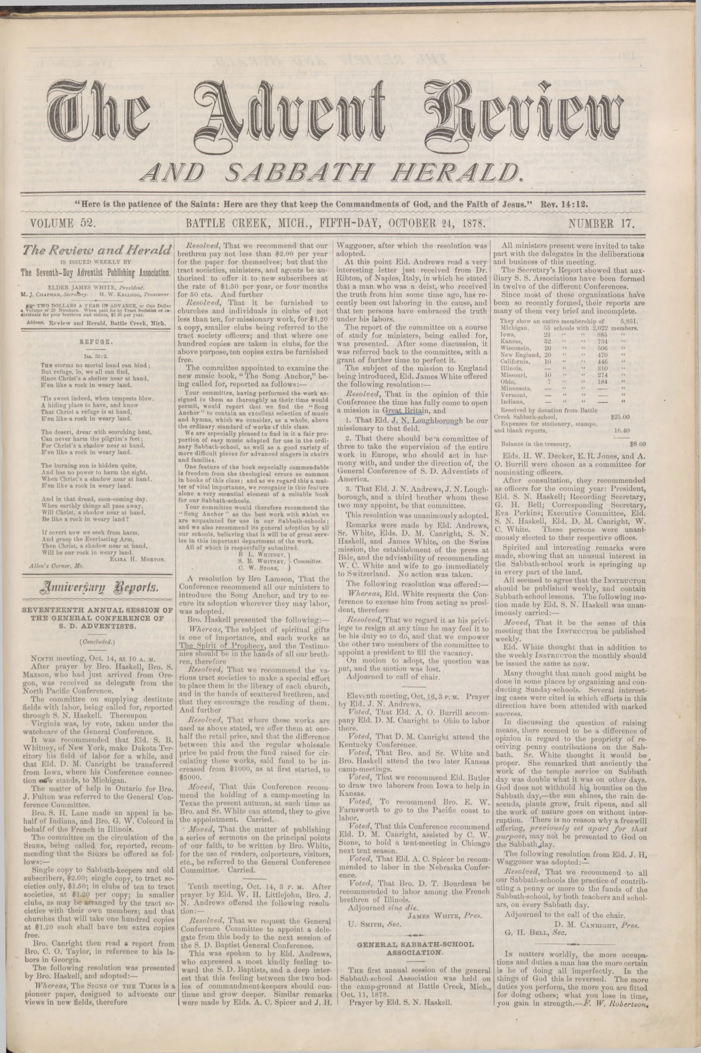 Vol. 52, No. 17.