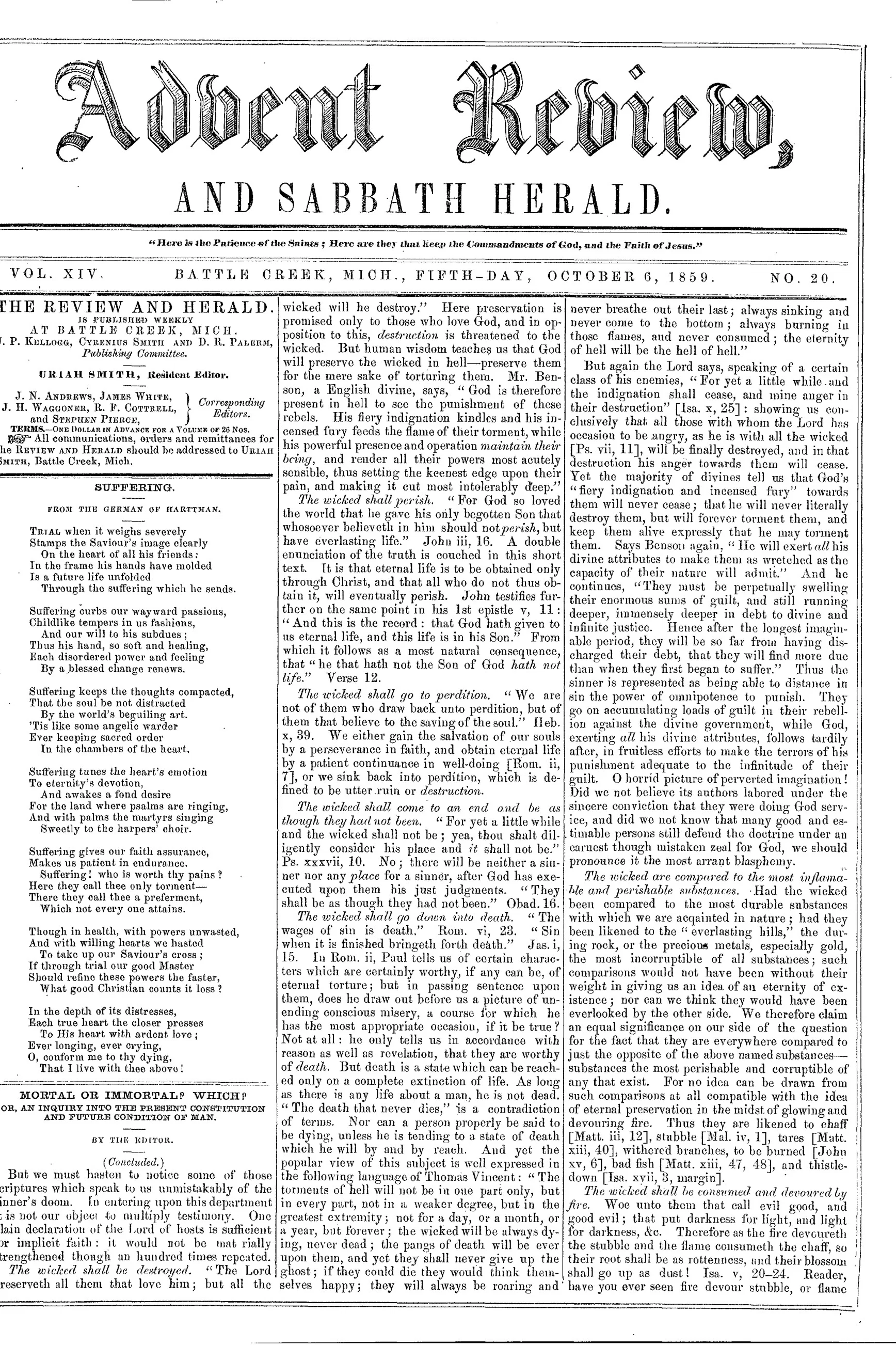 Vol. 14, No. 20.