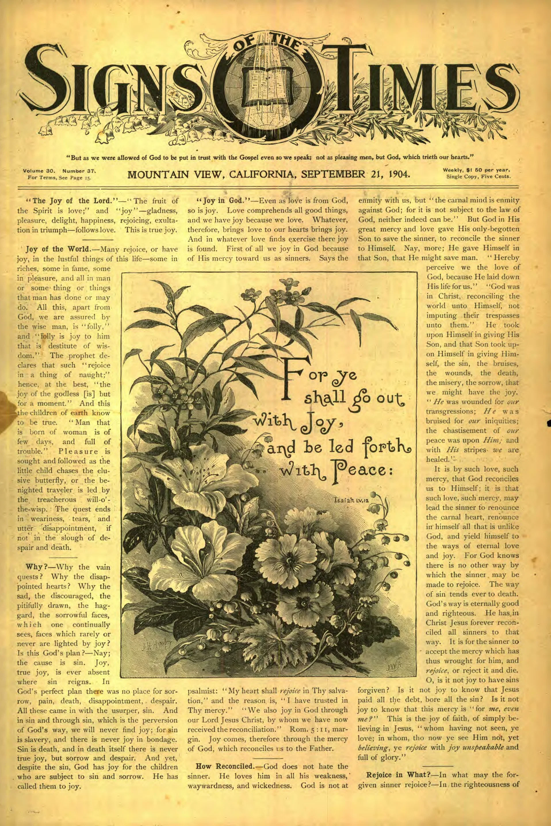 Vol. 30, No. 37.