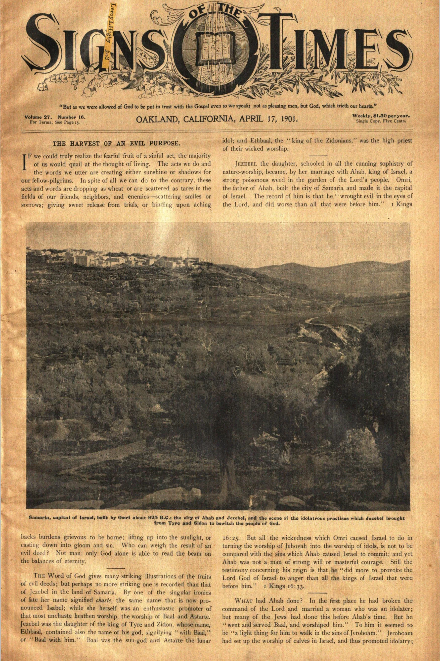 Vol. 27, No. 16.