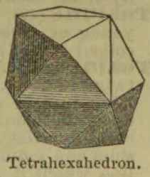 A shaded line drawing of a tetrahexahedron, a polyhedron with triangular and quadrilateral faces.
