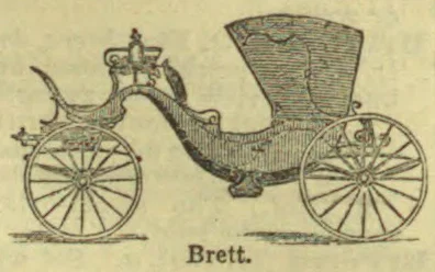An antique three-wheeled carriage with a covered passenger seat.