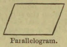 A slanted four-sided parallelogram is shown.