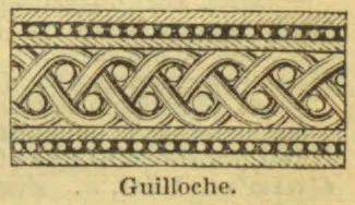 A decorative horizontal band of interlaced loops bordered by patterned strips.