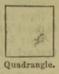 A roughly drawn square quadrangle.