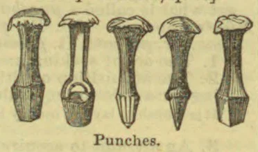 Five different punches are shown side by side.