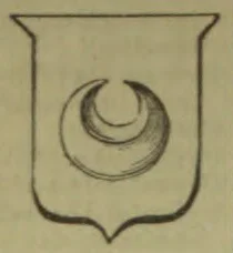 A shield containing a crescent moon.