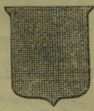 A shield-shaped emblem filled with a dense crosshatched pattern.