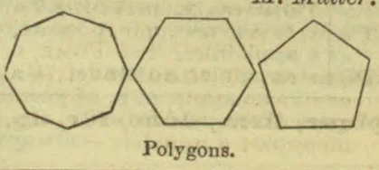 Three unlabelled polygons—an octagon, a hexagon, and a pentagon—are shown.