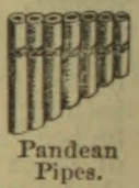 A set of graduated pipes arranged side by side.