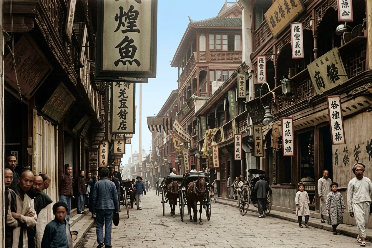 A STREET IN SHANGHAI
