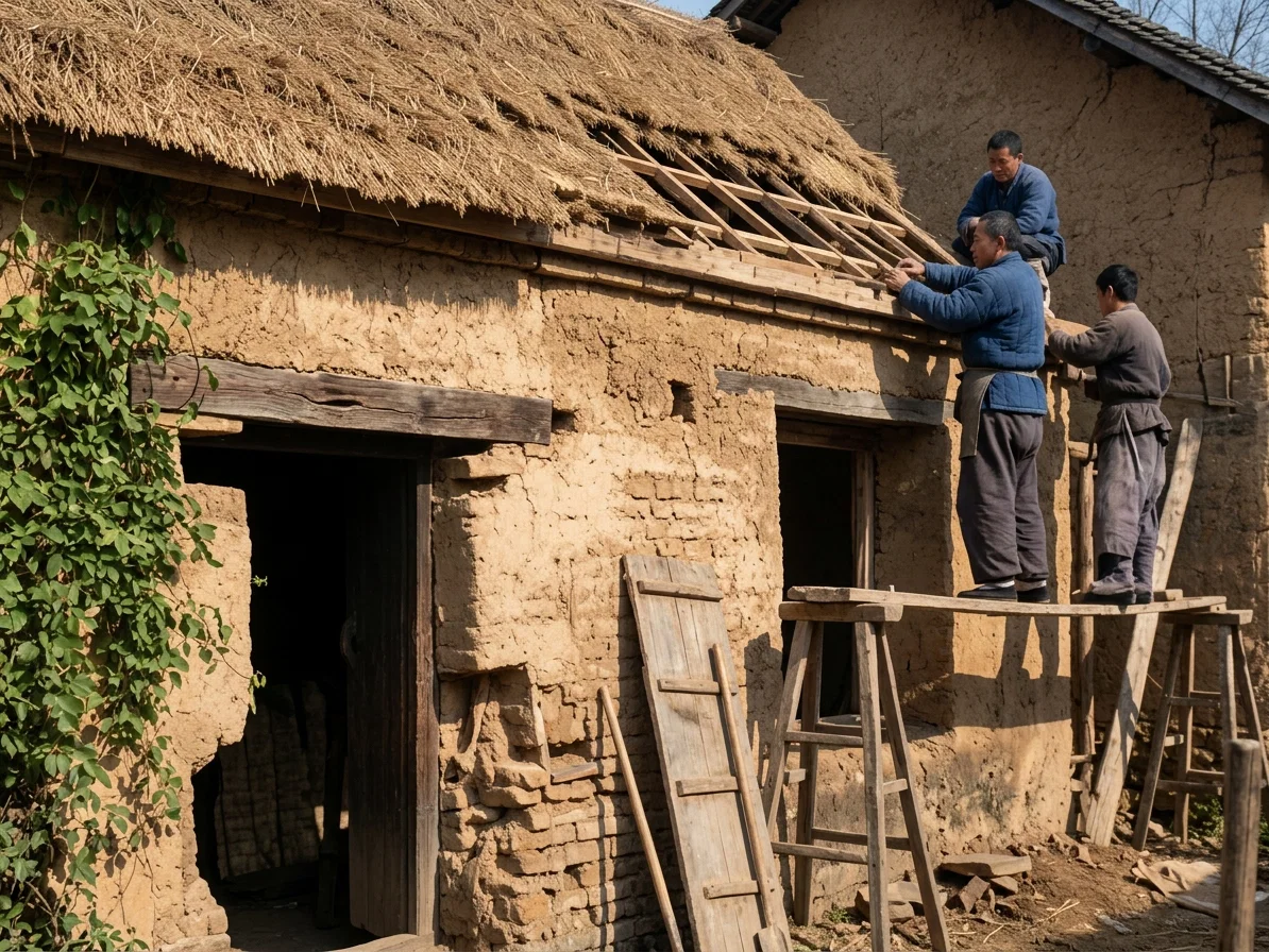 REPAIRING A CHINESE HOUSE