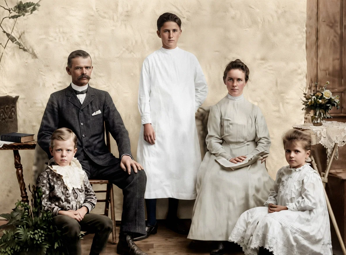Pastor W. A. Sweany and Family.