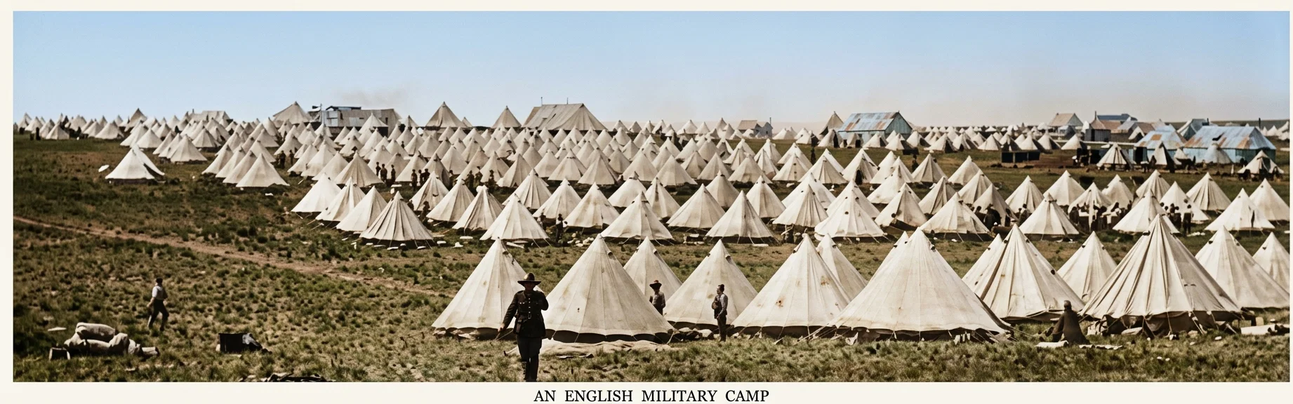 AN ENGLISH MILITARY CAMP