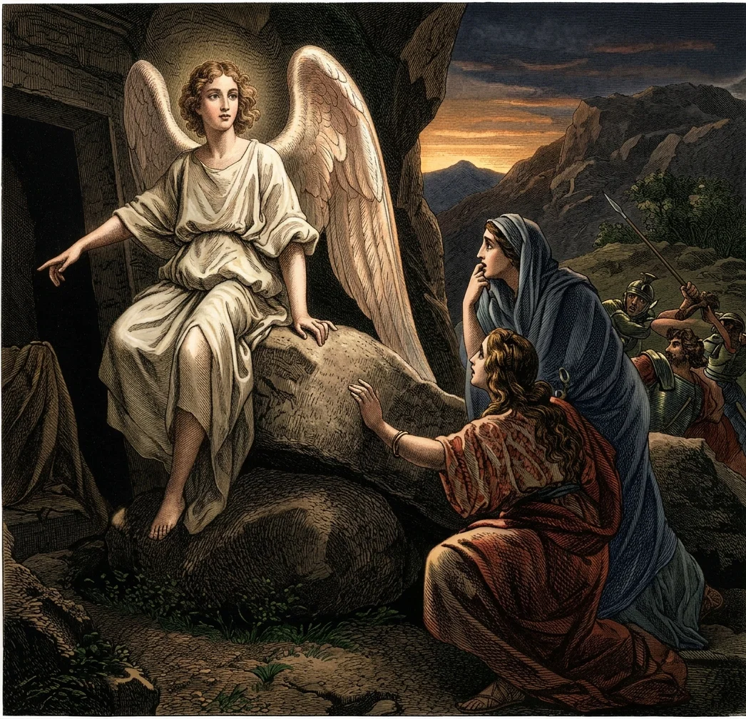 THE OPENED GRAVE.