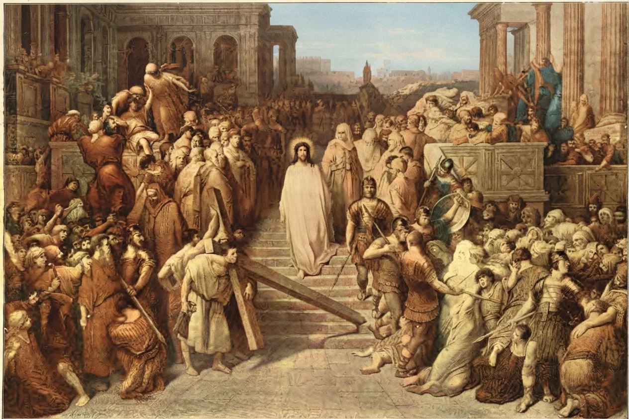 CHRIST LEAVING THE JUDGMENT-HALL