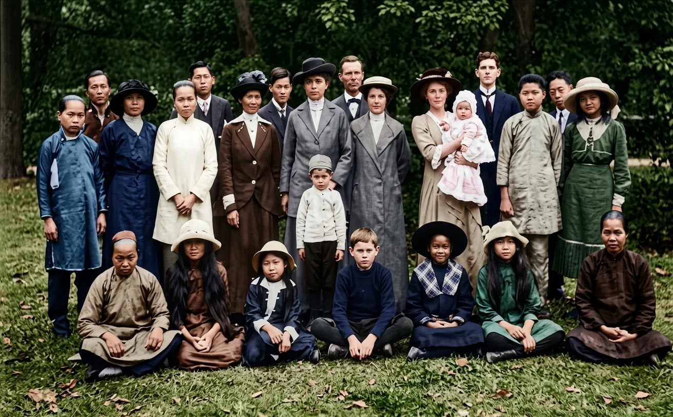 Foreign and Native Workers in the Canton Division of South China