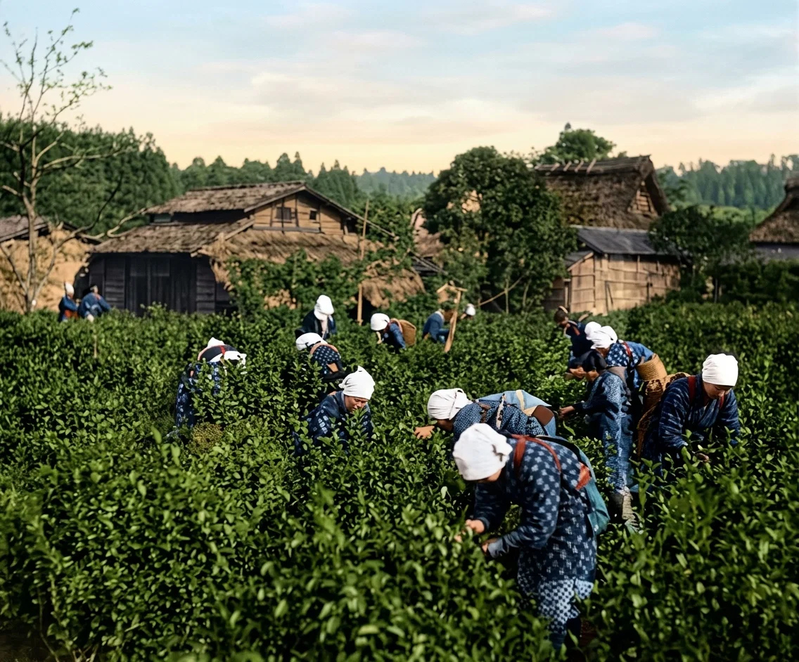 Gathering Tea.